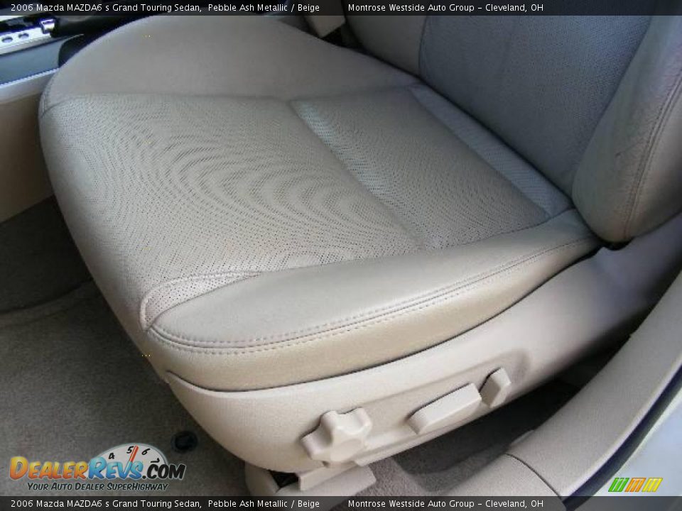 2006 Mazda MAZDA6 s Grand Touring Sedan Pebble Ash Metallic / Beige Photo #10