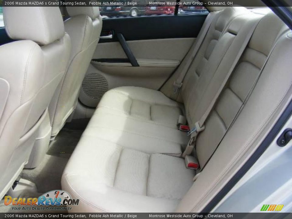2006 Mazda MAZDA6 s Grand Touring Sedan Pebble Ash Metallic / Beige Photo #11