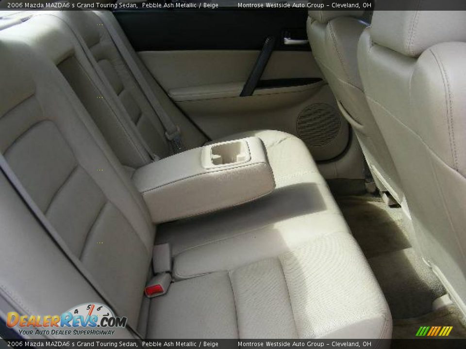 2006 Mazda MAZDA6 s Grand Touring Sedan Pebble Ash Metallic / Beige Photo #12