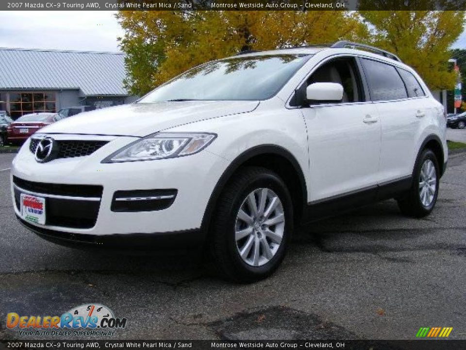 2007 Mazda CX-9 Touring AWD Crystal White Pearl Mica / Sand Photo #1