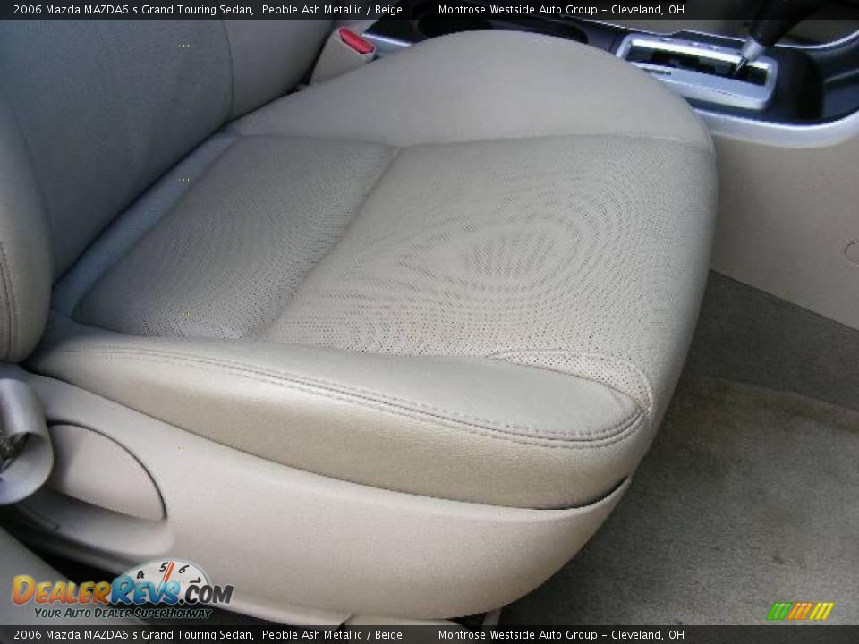 2006 Mazda MAZDA6 s Grand Touring Sedan Pebble Ash Metallic / Beige Photo #14