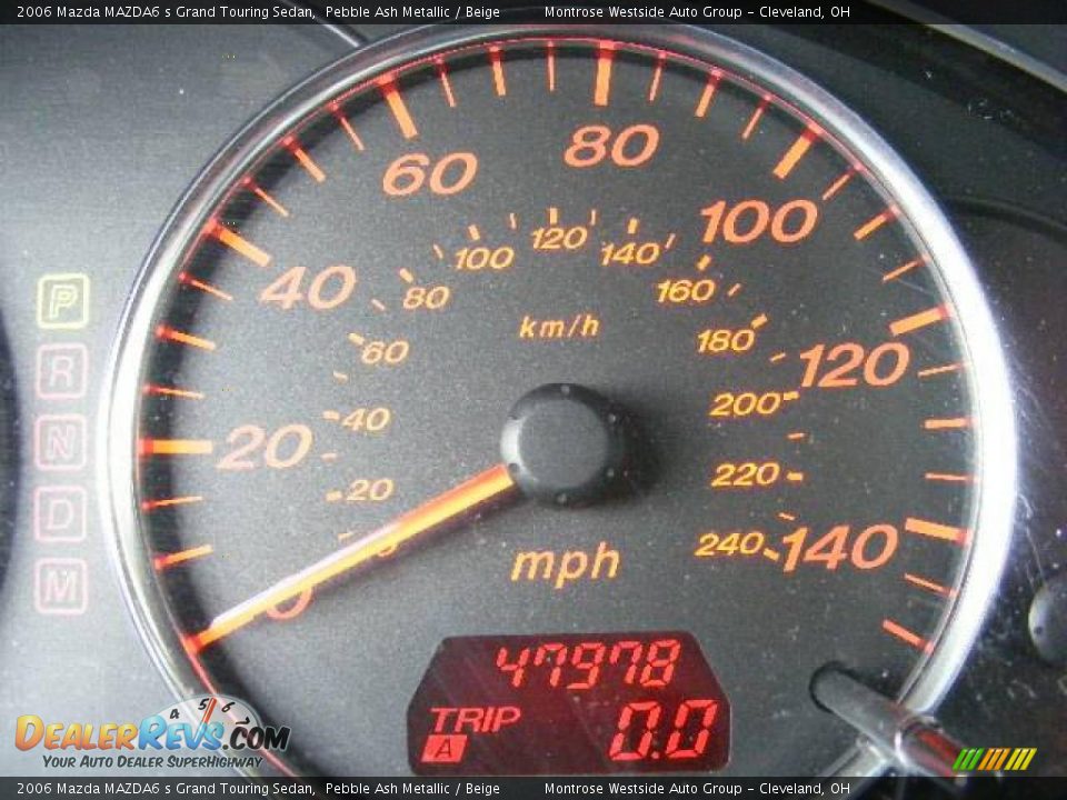 2006 Mazda MAZDA6 s Grand Touring Sedan Pebble Ash Metallic / Beige Photo #18