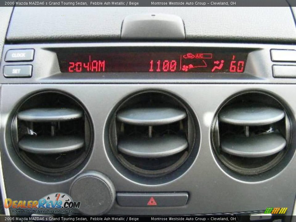 2006 Mazda MAZDA6 s Grand Touring Sedan Pebble Ash Metallic / Beige Photo #20