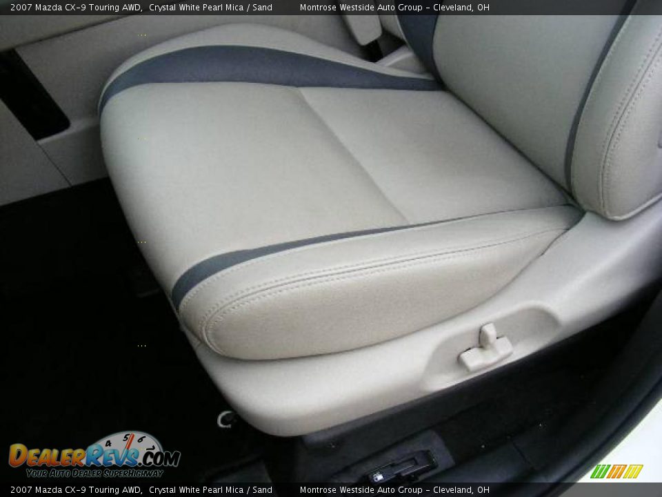 2007 Mazda CX-9 Touring AWD Crystal White Pearl Mica / Sand Photo #10