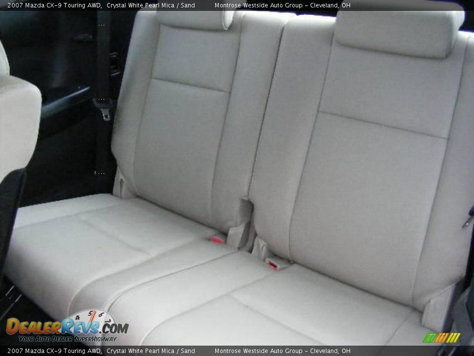 2007 Mazda CX-9 Touring AWD Crystal White Pearl Mica / Sand Photo #12