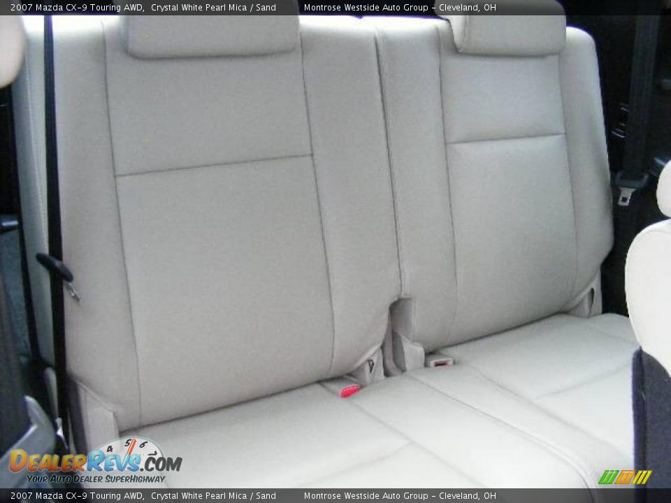 2007 Mazda CX-9 Touring AWD Crystal White Pearl Mica / Sand Photo #13