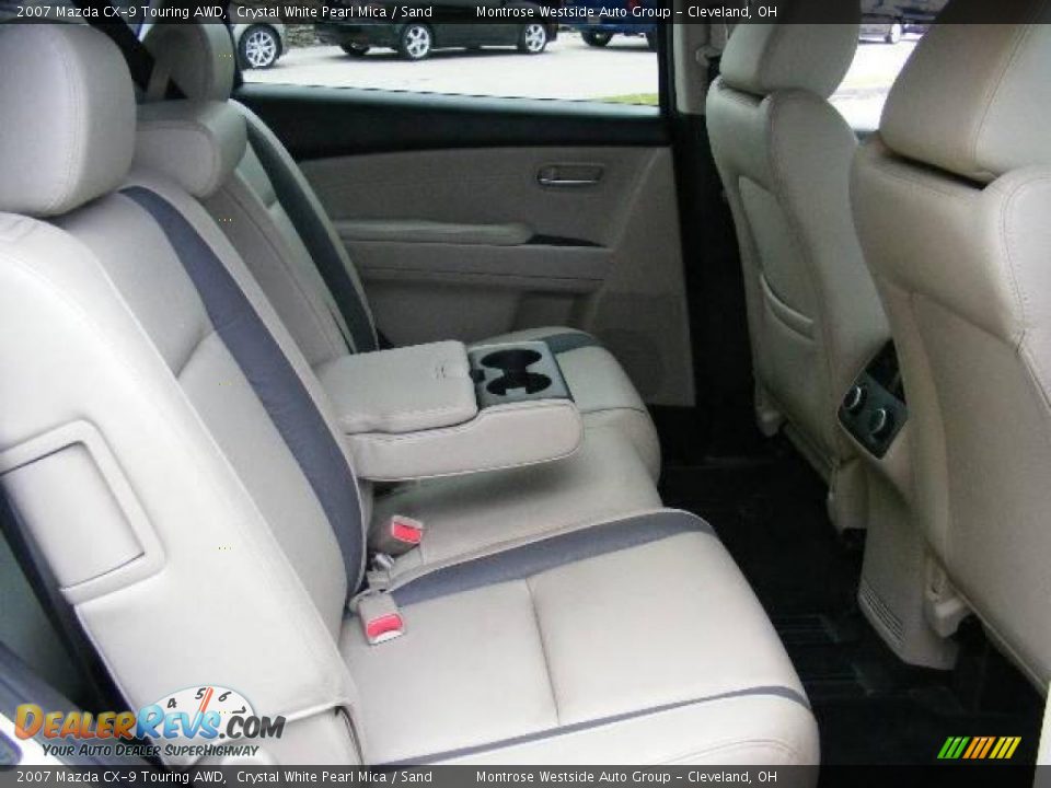 2007 Mazda CX-9 Touring AWD Crystal White Pearl Mica / Sand Photo #14