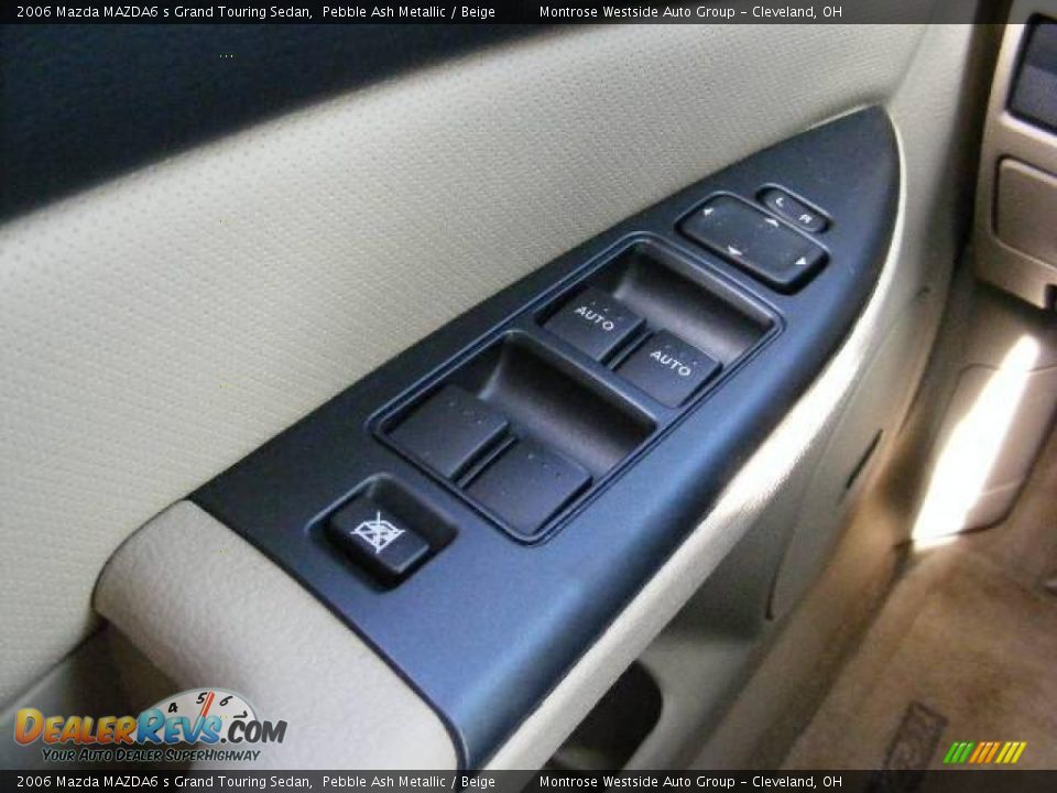 2006 Mazda MAZDA6 s Grand Touring Sedan Pebble Ash Metallic / Beige Photo #25
