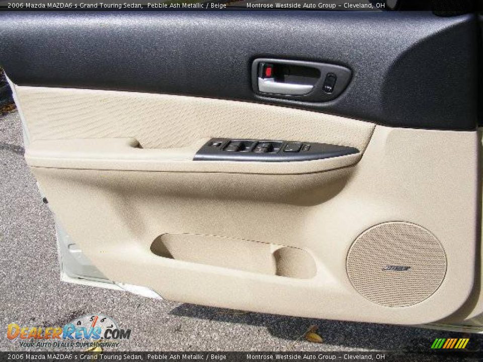 2006 Mazda MAZDA6 s Grand Touring Sedan Pebble Ash Metallic / Beige Photo #26