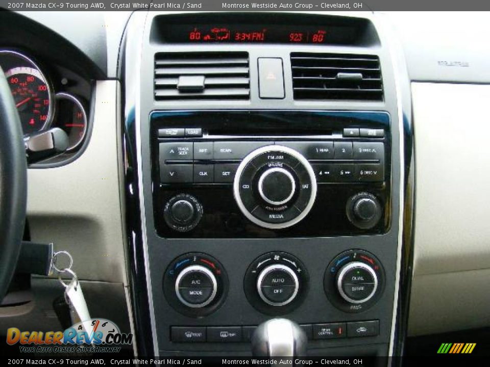 2007 Mazda CX-9 Touring AWD Crystal White Pearl Mica / Sand Photo #21