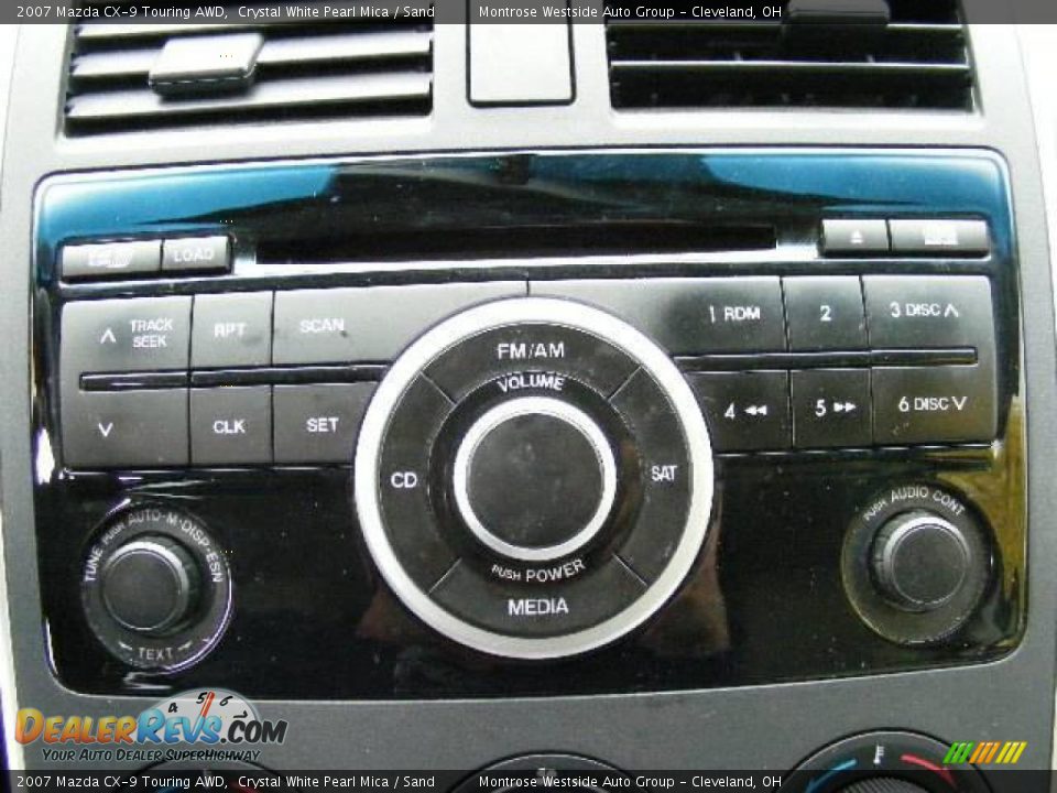 2007 Mazda CX-9 Touring AWD Crystal White Pearl Mica / Sand Photo #23
