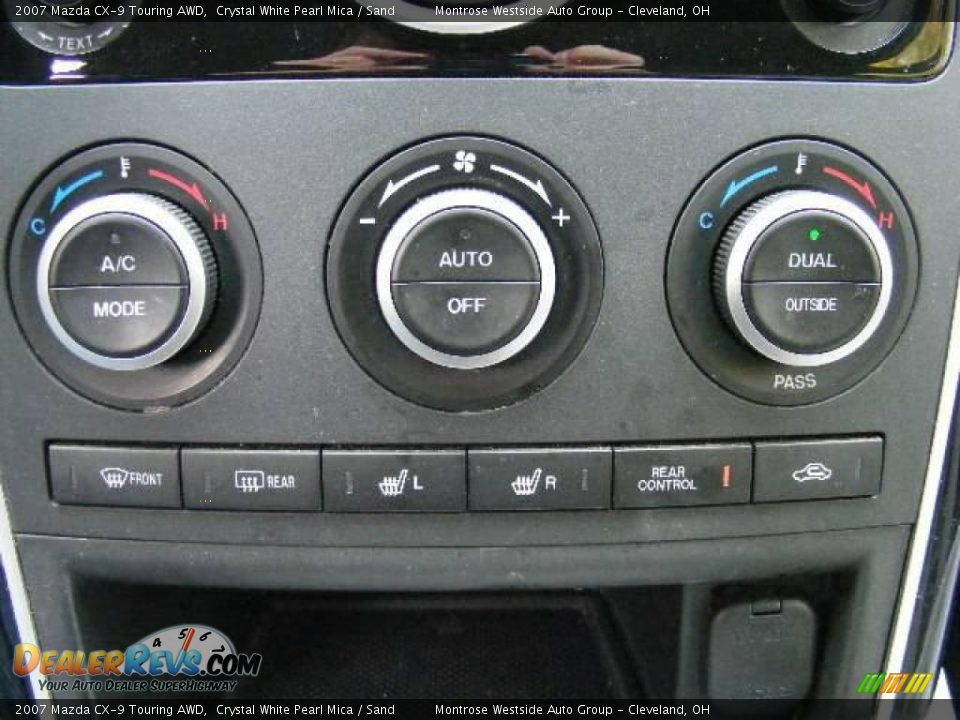 2007 Mazda CX-9 Touring AWD Crystal White Pearl Mica / Sand Photo #24