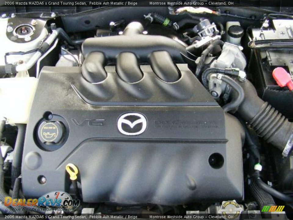 2006 Mazda MAZDA6 s Grand Touring Sedan Pebble Ash Metallic / Beige Photo #31