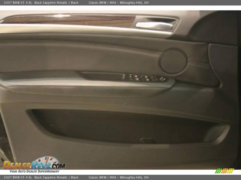 2007 BMW X5 4.8i Black Sapphire Metallic / Black Photo #8