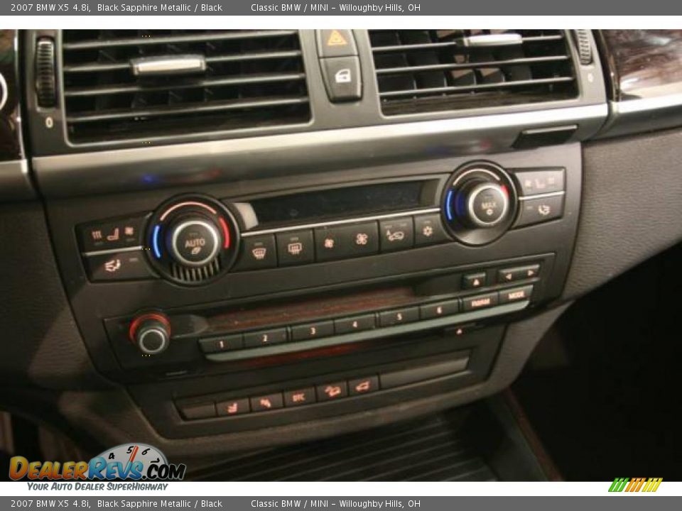 2007 BMW X5 4.8i Black Sapphire Metallic / Black Photo #14
