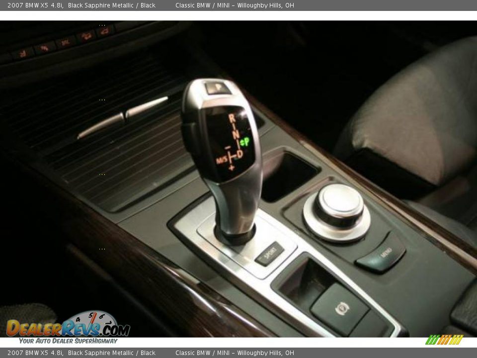 2007 BMW X5 4.8i Black Sapphire Metallic / Black Photo #15