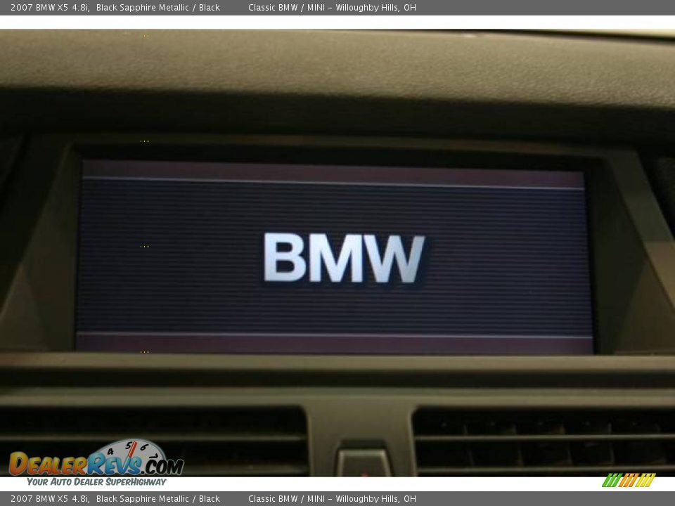 2007 BMW X5 4.8i Black Sapphire Metallic / Black Photo #16