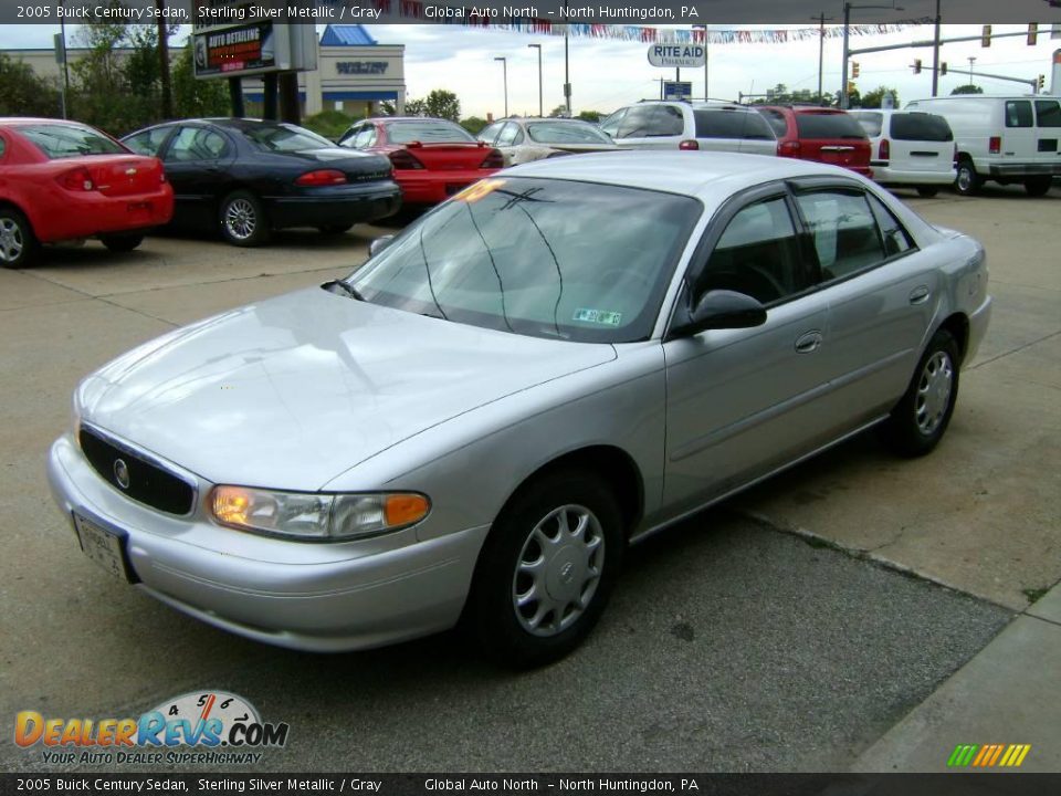 2005 Buick Century Sedan Sterling Silver Metallic / Gray Photo #4