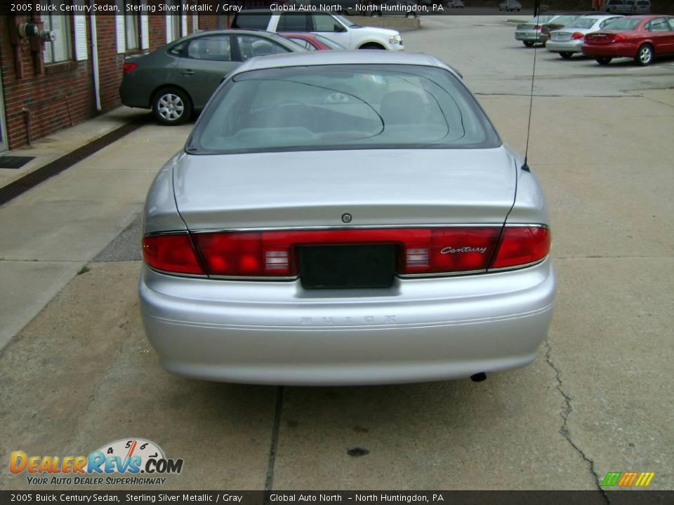 2005 Buick Century Sedan Sterling Silver Metallic / Gray Photo #6