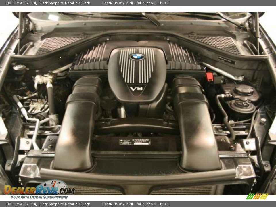 2007 BMW X5 4.8i Black Sapphire Metallic / Black Photo #21