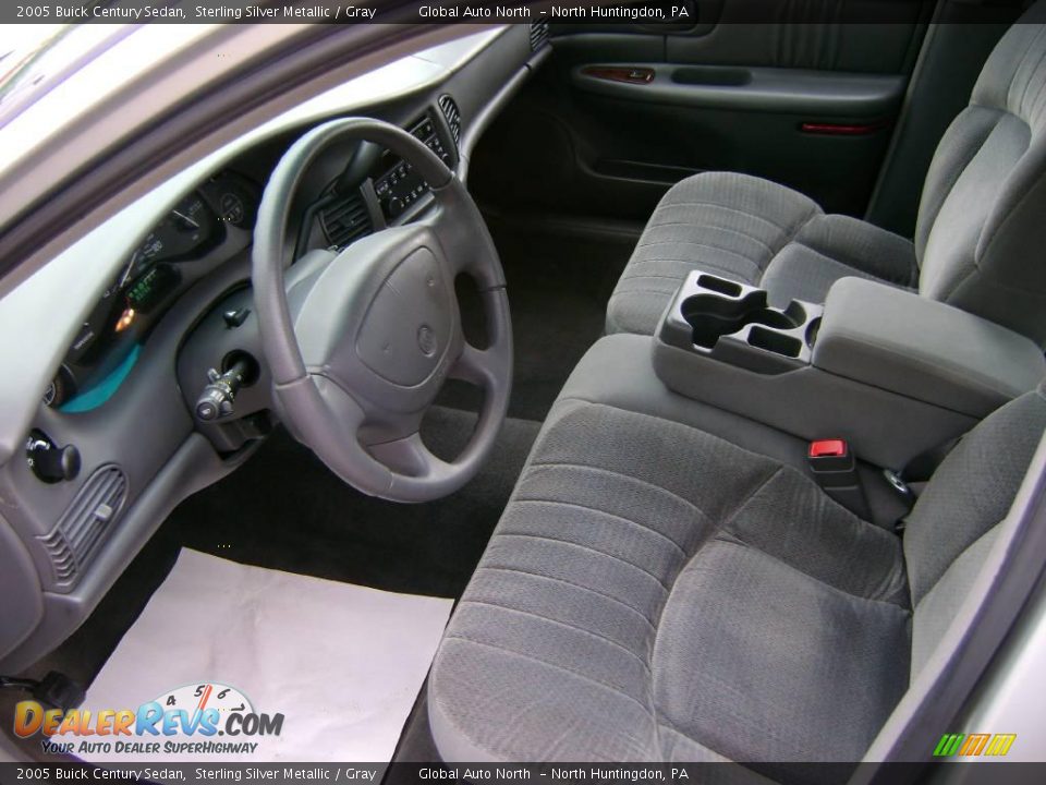 2005 Buick Century Sedan Sterling Silver Metallic / Gray Photo #11