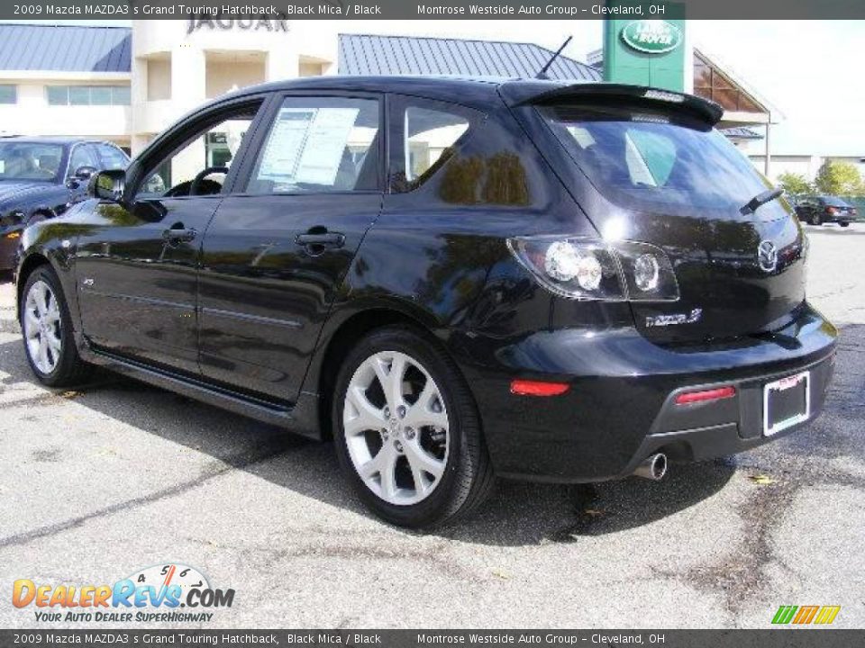 2009 Mazda MAZDA3 s Grand Touring Hatchback Black Mica / Black Photo #3