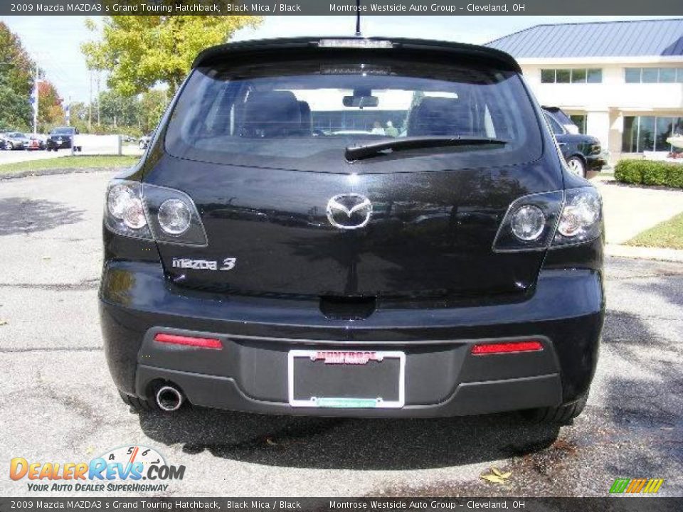 2009 Mazda MAZDA3 s Grand Touring Hatchback Black Mica / Black Photo #4
