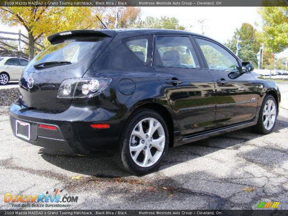 2009 Mazda MAZDA3 s Grand Touring Hatchback Black Mica / Black Photo #5