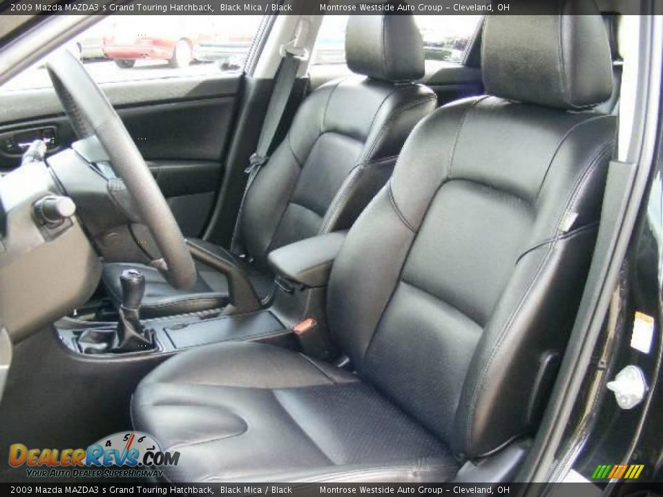 2009 Mazda MAZDA3 s Grand Touring Hatchback Black Mica / Black Photo #9