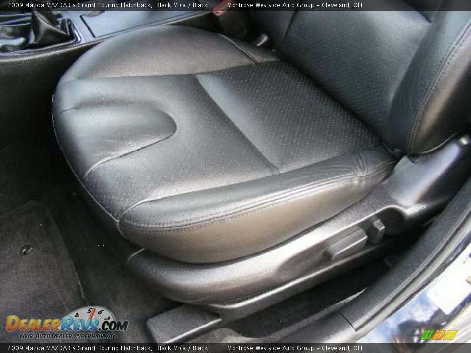 2009 Mazda MAZDA3 s Grand Touring Hatchback Black Mica / Black Photo #10