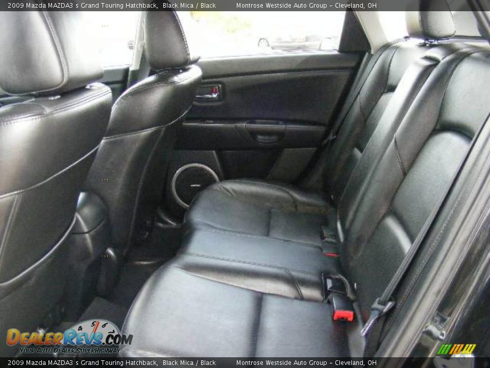 2009 Mazda MAZDA3 s Grand Touring Hatchback Black Mica / Black Photo #11