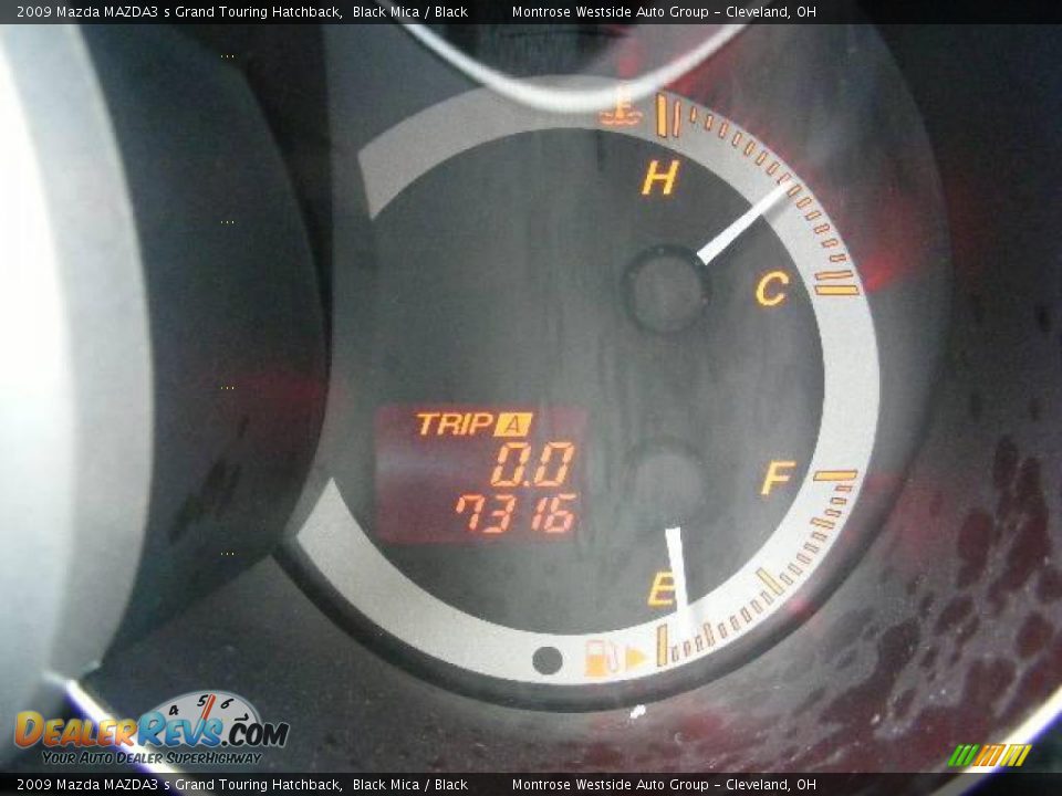 2009 Mazda MAZDA3 s Grand Touring Hatchback Black Mica / Black Photo #18