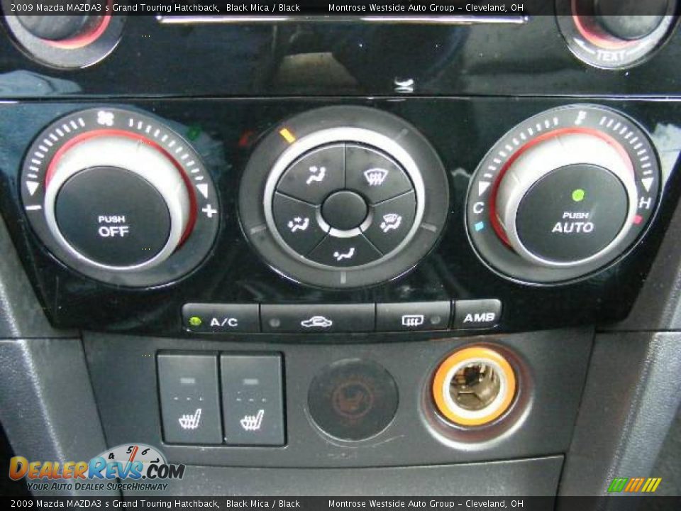 2009 Mazda MAZDA3 s Grand Touring Hatchback Black Mica / Black Photo #22