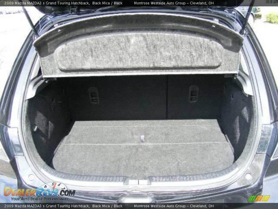 2009 Mazda MAZDA3 s Grand Touring Hatchback Black Mica / Black Photo #28