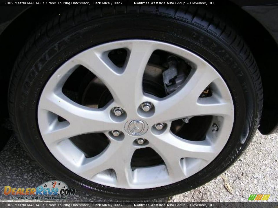 2009 Mazda MAZDA3 s Grand Touring Hatchback Black Mica / Black Photo #30