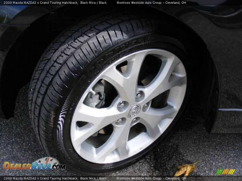 2009 Mazda MAZDA3 s Grand Touring Hatchback Black Mica / Black Photo #31