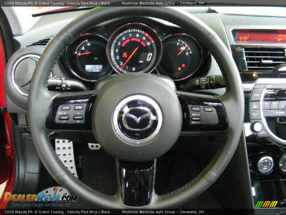 2009 Mazda RX-8 Grand Touring Velocity Red Mica / Black Photo #19