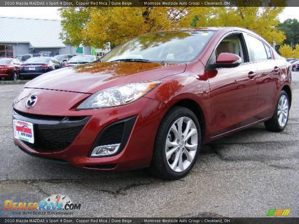 2010 Mazda MAZDA3 s Sport 4 Door Copper Red Mica / Dune Beige Photo #1