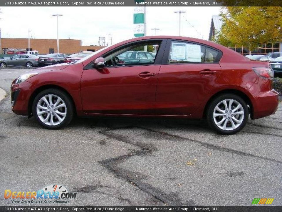 2010 Mazda MAZDA3 s Sport 4 Door Copper Red Mica / Dune Beige Photo #2