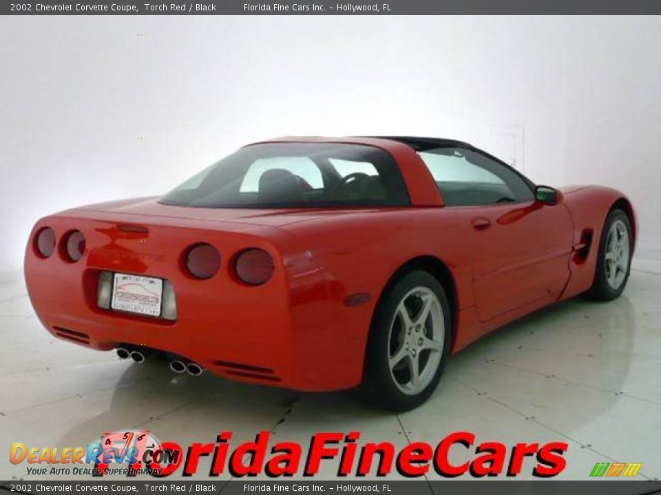2002 Chevrolet Corvette Coupe Torch Red / Black Photo #2