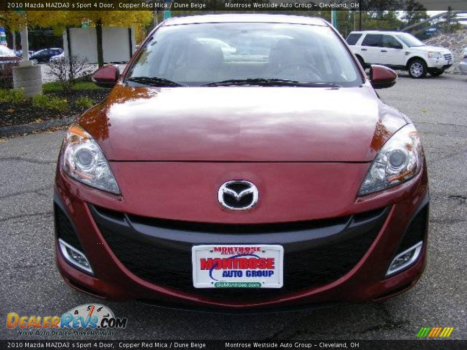 2010 Mazda MAZDA3 s Sport 4 Door Copper Red Mica / Dune Beige Photo #8