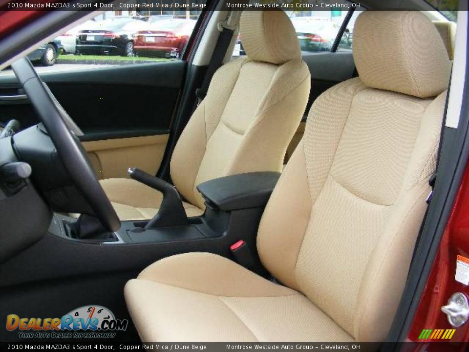 2010 Mazda MAZDA3 s Sport 4 Door Copper Red Mica / Dune Beige Photo #9