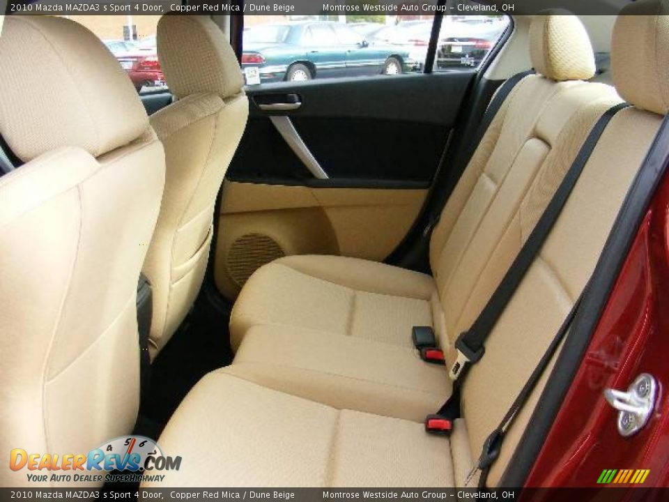 2010 Mazda MAZDA3 s Sport 4 Door Copper Red Mica / Dune Beige Photo #11