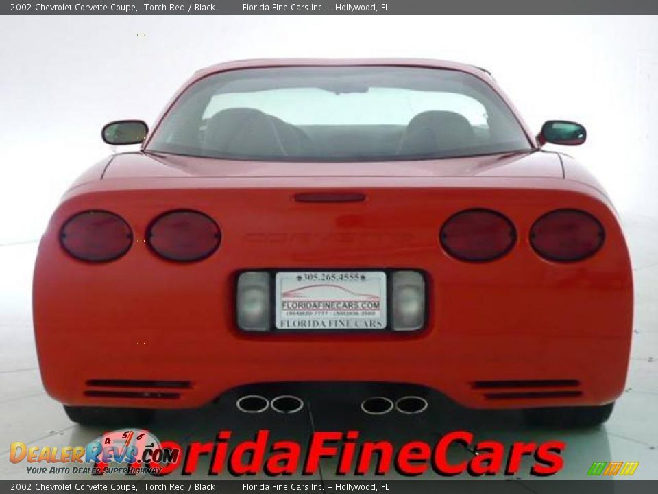 2002 Chevrolet Corvette Coupe Torch Red / Black Photo #6