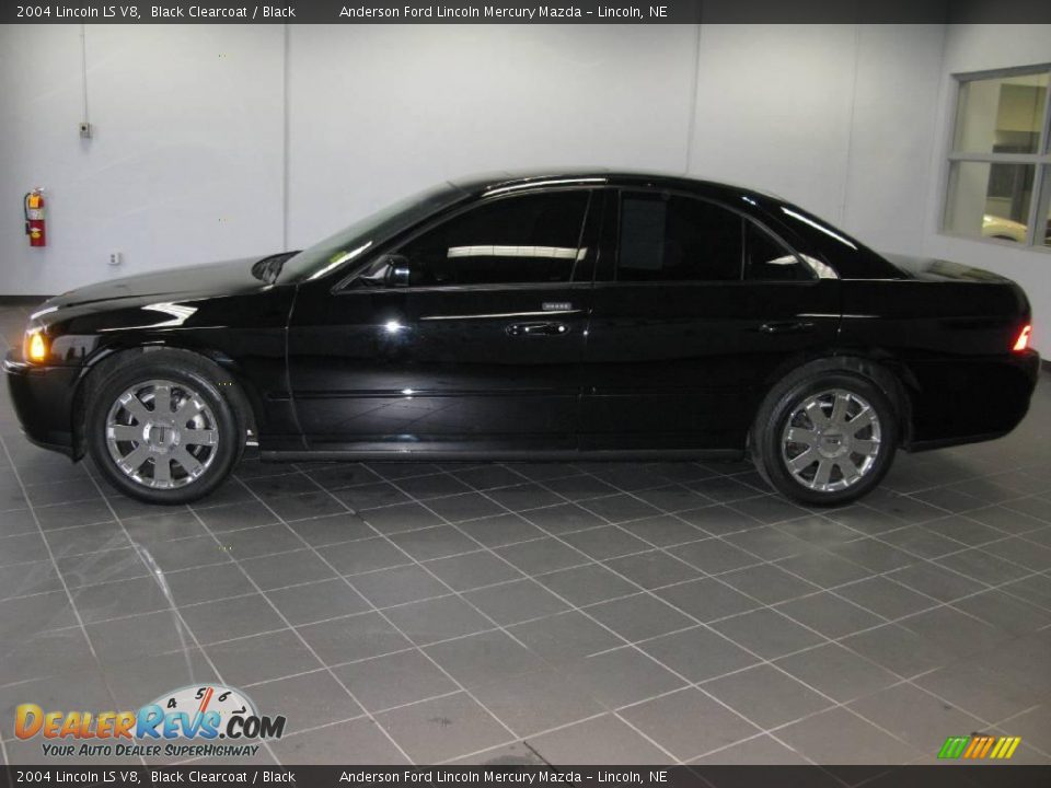 2004 Lincoln LS V8 Black Clearcoat / Black Photo #4
