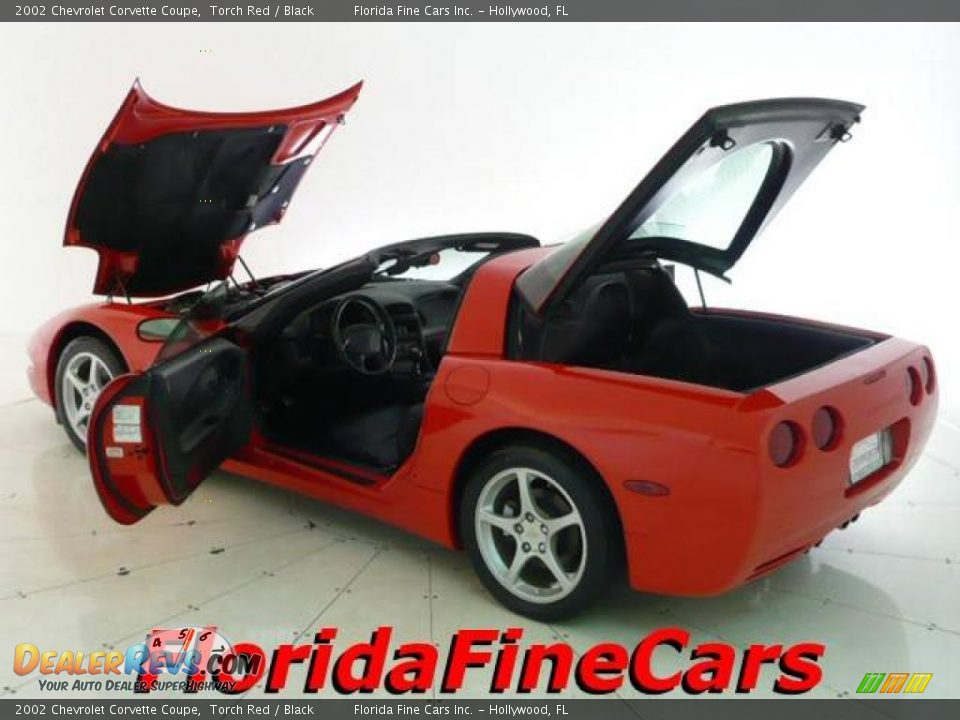2002 Chevrolet Corvette Coupe Torch Red / Black Photo #8