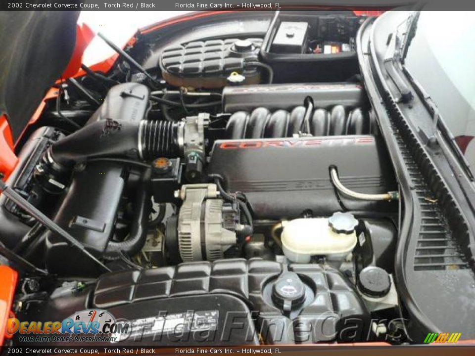 2002 Chevrolet Corvette Coupe Torch Red / Black Photo #9
