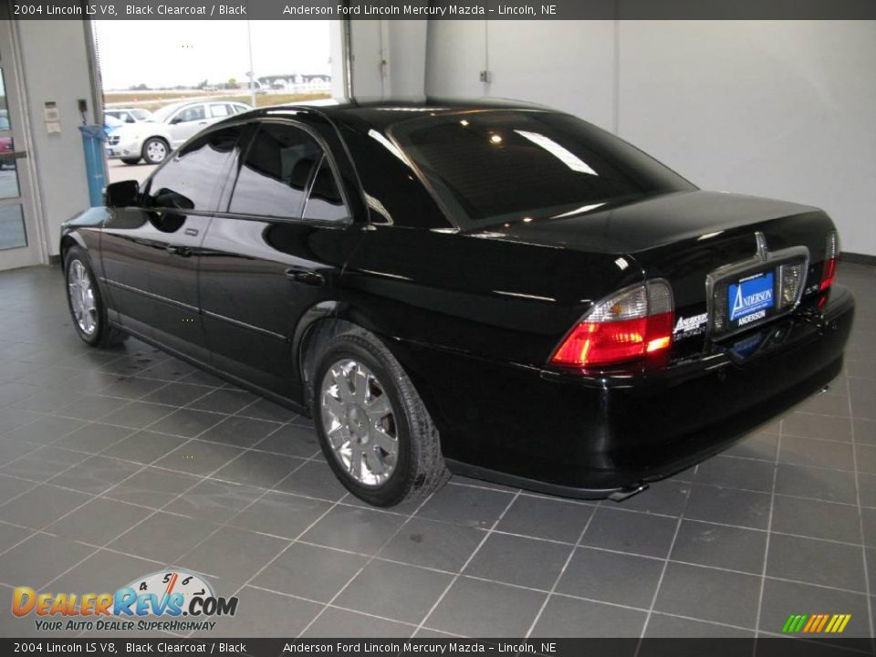 2004 Lincoln LS V8 Black Clearcoat / Black Photo #5