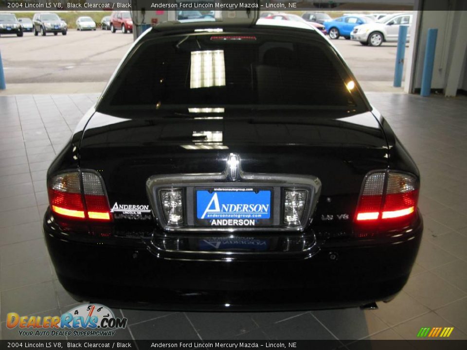 2004 Lincoln LS V8 Black Clearcoat / Black Photo #6