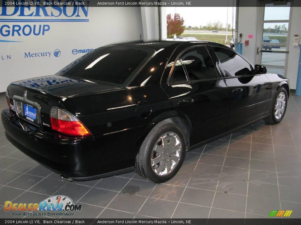 2004 Lincoln LS V8 Black Clearcoat / Black Photo #7